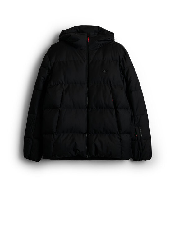 4F 4F Kurtka zimowa URBAN COMMUTER Czarny Regular Fit
