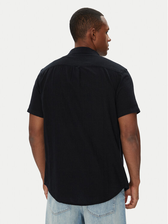 Quiksilver Quiksilver Košeľa Time Box EQYWT04622 Čierna Regular Fit