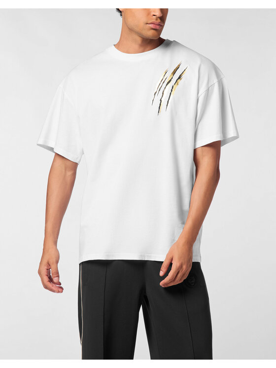 Plein Sport Plein Sport T-shirt 24083 Bianco Regular Fit