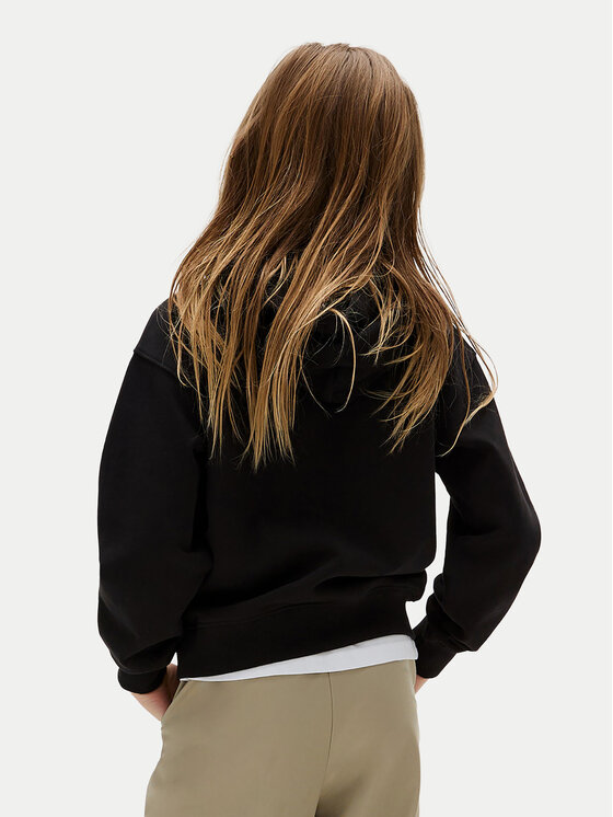 Calvin Klein Jeans Calvin Klein Jeans Mikina Embro Logo IB0IB02525 D Černá Relaxed Fit
