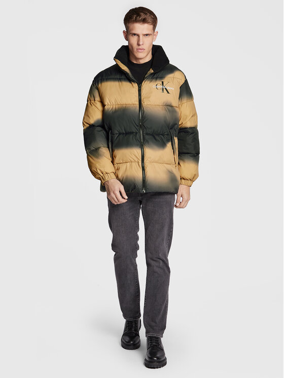 Calvin Klein Jeans Calvin Klein Jeans Μπουφάν χειμωνιάτικο J30J321970 Μπεζ Oversize