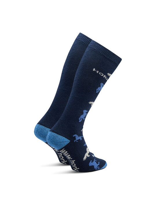 Horka Horka Дълги чорапи unisex Riding Shoks 145450 Тъмносин