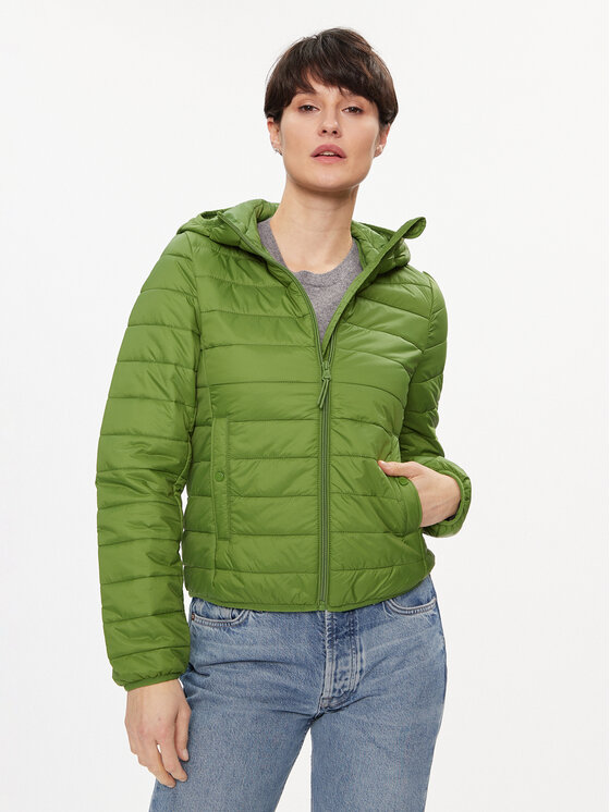 United Colors Of Benetton United Colors Of Benetton Átmeneti kabát 2TWDDN024 Zöld Regular Fit