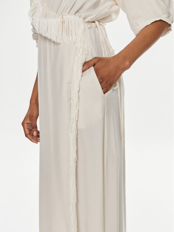 PINKO PINKO Sukienka codzienna Macbeth 103561 A1WV Beżowy Relaxed Fit