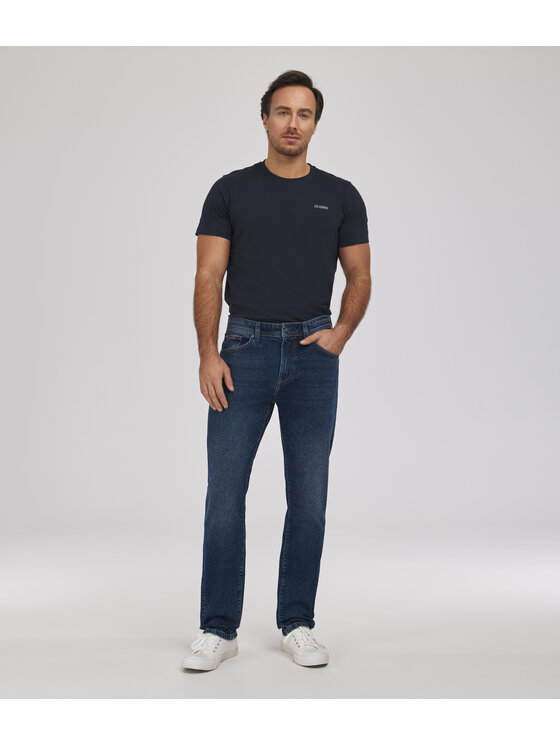 Lee Cooper Lee Cooper Jeansy JEANS M HARRY 0650 DARK USED Niebieski Straight Fit