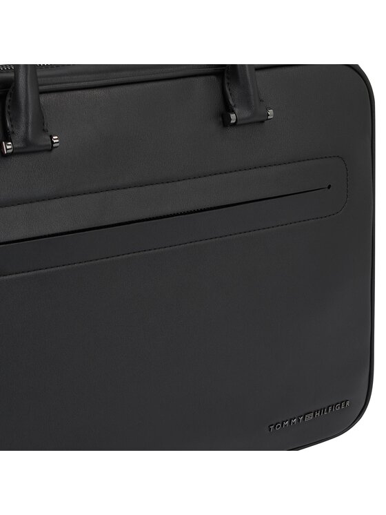 Tommy Hilfiger Tommy Hilfiger Portatīvā datora soma Th Modern Pu Computer Bag AM0AM12232 Melns