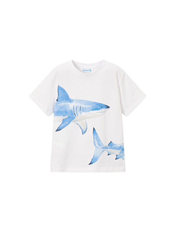 Mayoral Tricou 3080 Alb Regular Fit