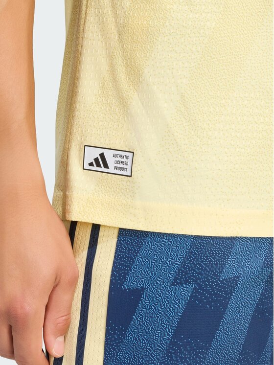 adidas adidas Koszulka techniczna 172029 Żółty Slim Fit