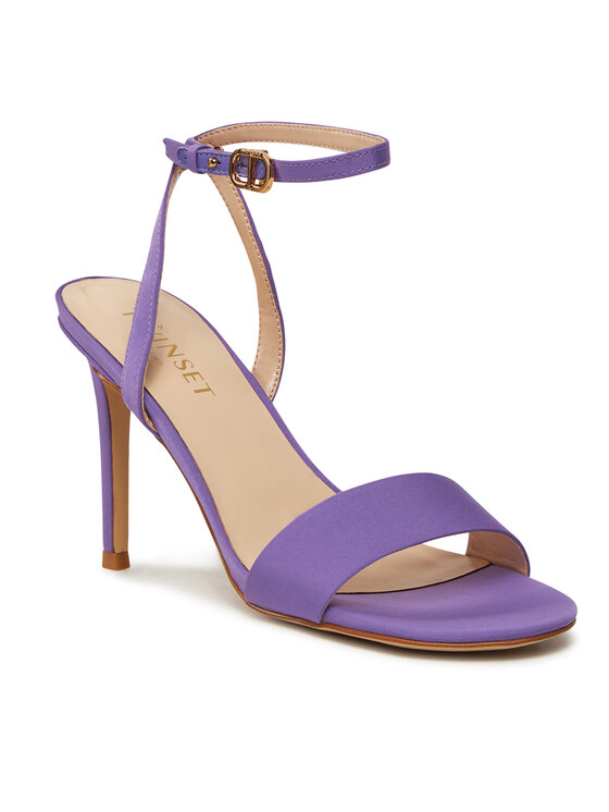 TWINSET TWINSET Sandále 241TCP102 Fialová