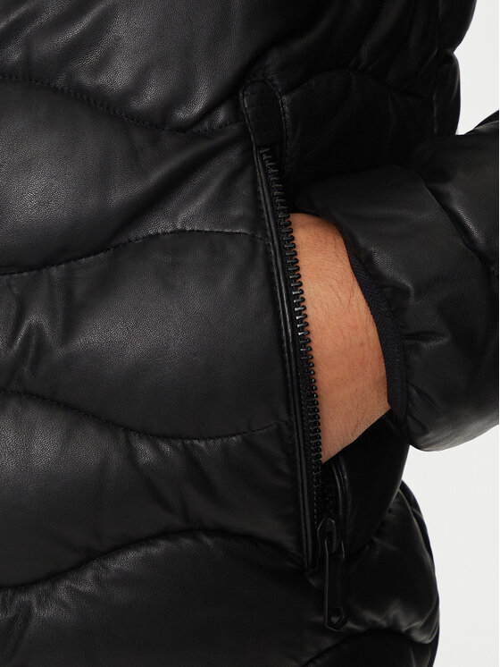 Milestone Milestone Lederjacke Roger 431040 60500 Schwarz Regular Fit