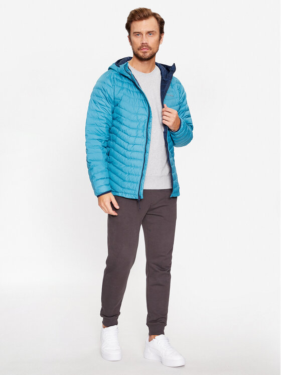 Columbia Columbia Átmeneti kabát Westridge™ Down Hooded Jacket Kék Regular Fit
