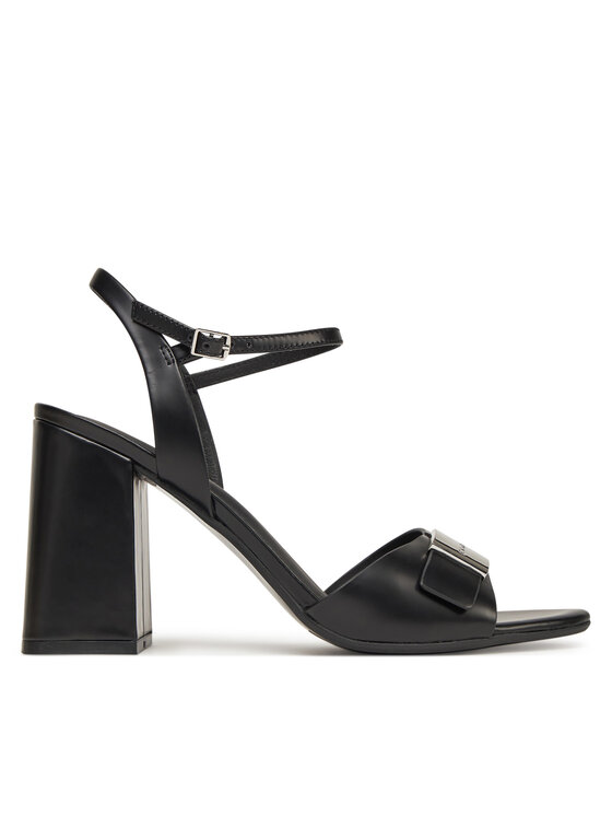 Calvin Klein Calvin Klein Sandale Heel Sandal 85 W/Ck Hw - Lth HW0HW02485 Crna