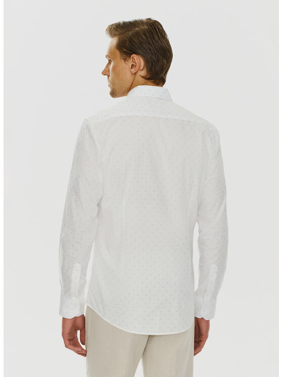 Pako Lorente Pako Lorente Koszula P24SF-1X-023 Biały Slim Fit