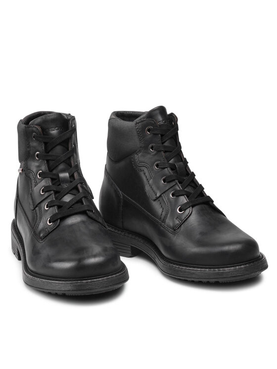 Geox Geox Šnurovacia obuv U Meduno Np Abx A U16CTA 000FF C9999 Čierna