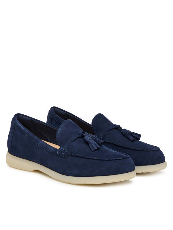 Clarks Clarks Mokasyny Narini Edge 26181452 Granatowy
