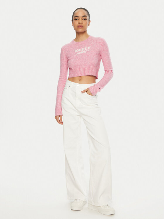 Tommy Jeans Tommy Jeans Pullover DW0DW19895 Rosa Regular Fit