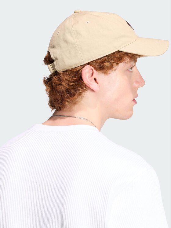 adidas adidas T-Shirt TREFOIL ESSENTIALS WAFFLE Biały Regular Fit
