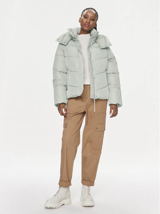 Calvin Klein Calvin Klein Télikabát Modern K20K205947 Zöld Relaxed Fit