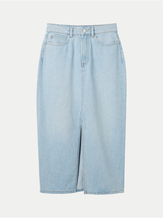 Tom Tailor Denim Tom Tailor Denim Farmer szoknya 1040888 Kék Regular Fit