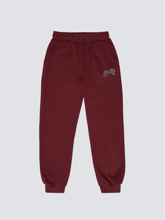 BIG STAR BIG STAR Spodnie dresowe RUBILIAP Bordowy Basic Fit