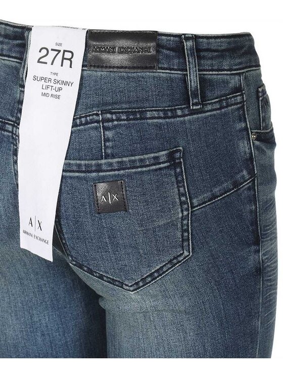 Armani Exchange Armani Exchange Jeansy 6LYJ69 Y2HMZ 1500 Modrá Super Skinny Fit
