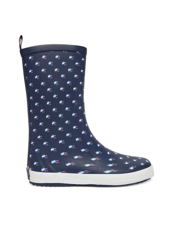 Tommy Hilfiger Tommy Hilfiger Holínky Rain Boot T3XC-33922-1846 D Tmavomodrá