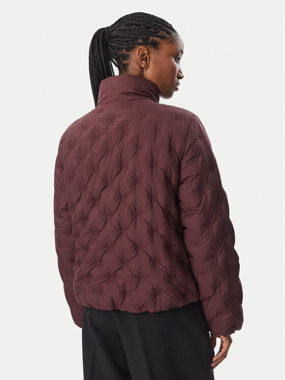 Tommy Hilfiger Tommy Hilfiger Vatovaná bunda WW0WW49855 Bordová Regular Fit