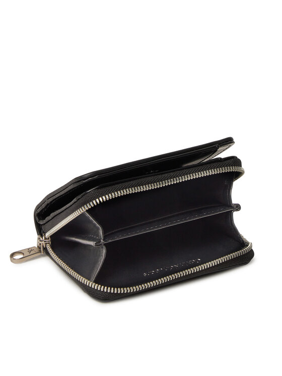 Calvin Klein Jeans Calvin Klein Jeans Mali ženski novčanik Sculpted Med Flap Zip Around LV04K1004G Crna