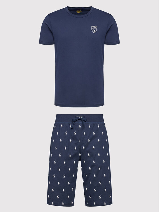Polo Ralph Lauren Polo Ralph Lauren Pizsama 714866474001 Sötétkék Regular Fit