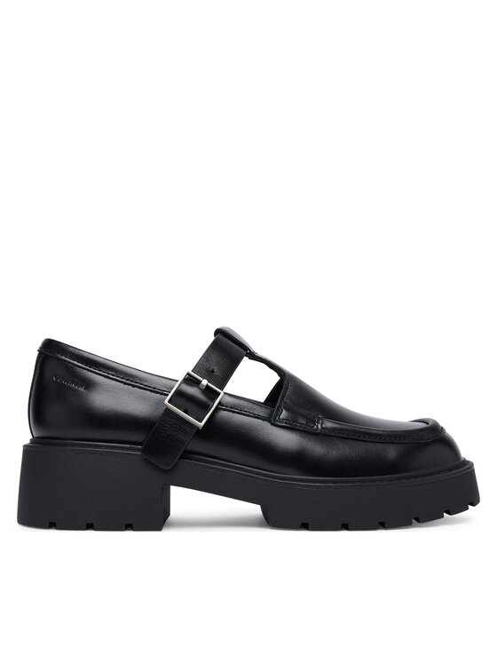 Calvin Klein Loafers Chunky Loafer Tbar Pol Lth HW0HW03046 Negru