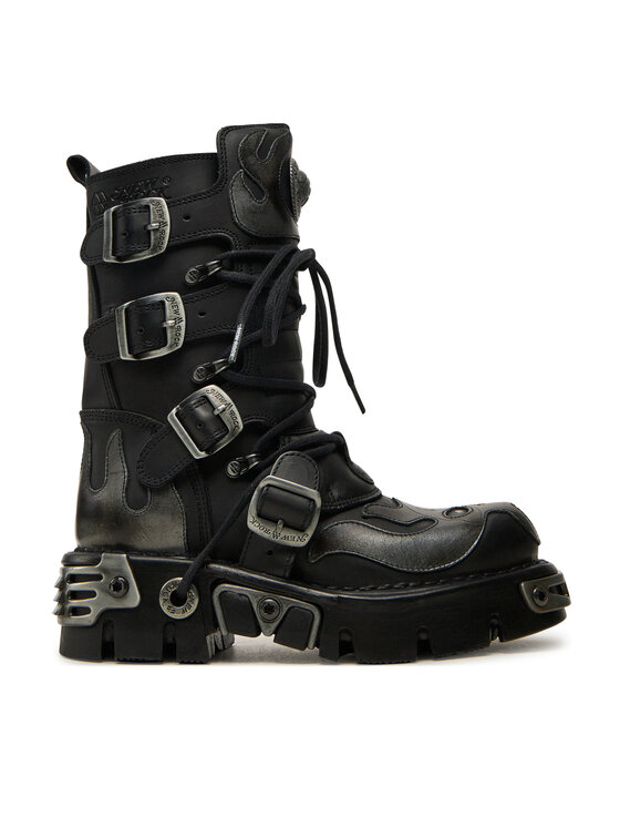 NEW ROCK Glady M-107-S2 Čierna