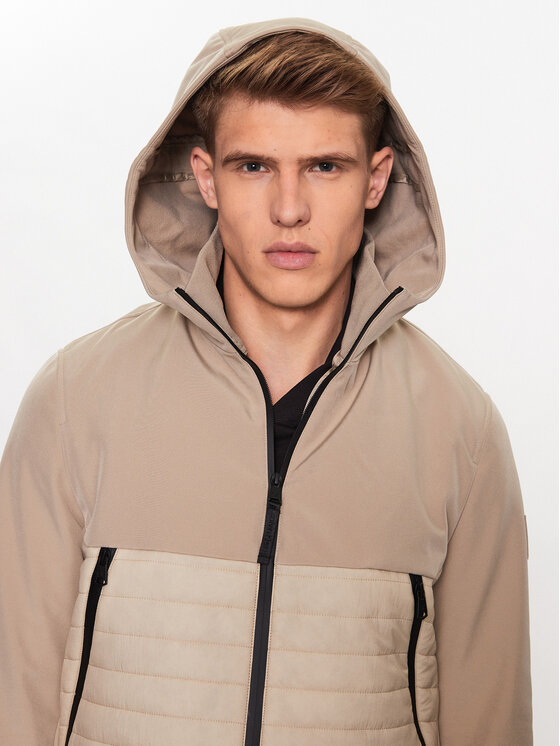 Calvin Klein Calvin Klein Μπουφάν μεταβατικό K10K111466 Μπεζ Regular Fit
