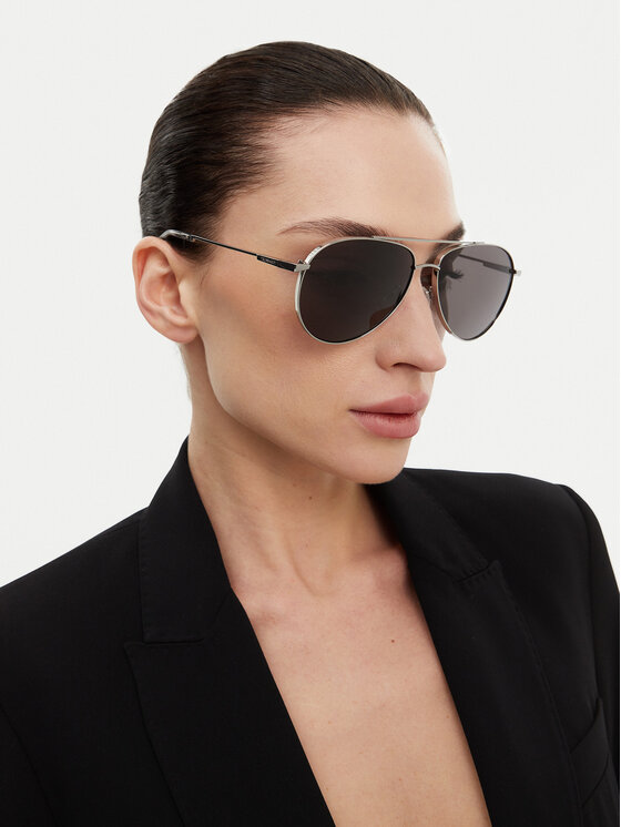 Trussardi Trussardi Okulary przeciwsłoneczne TSM3015 Srebrny