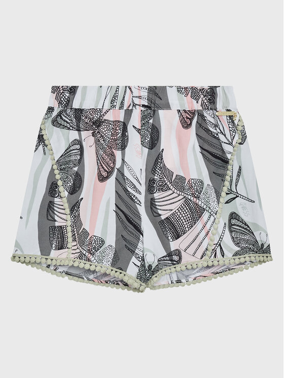 Guess Guess Bavlnené šortky J3GD05 WFBN0 Zelená Relaxed Fit