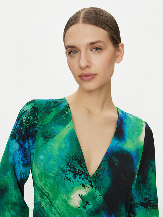 DKNY DKNY Coctailkleid DD4JYD34 Grün Regular Fit