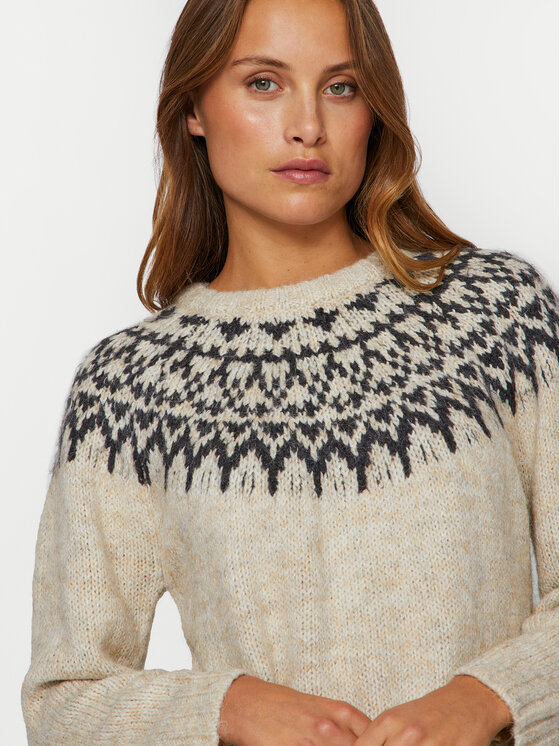 Vila Vila Pullover Ejla 14098853 Beige Regular Fit