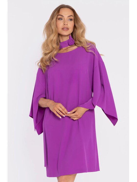 Made of Emotion Made of Emotion Abito da cocktail M908 Rosa A-Line Fit