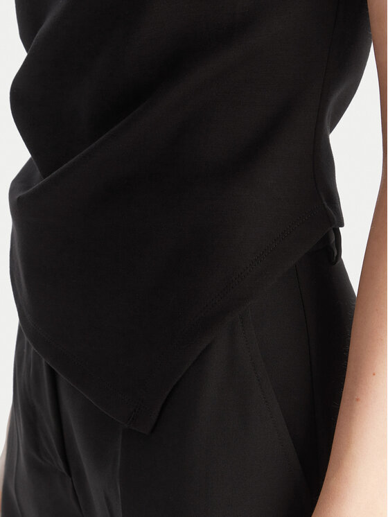Vero Moda Vero Moda Bluzka Nelli 10335687 Czarny Regular Fit