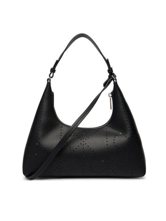 Calvin Klein Calvin Klein Torbica Emblem Aop Perfor Lthr Bag LV04F3367G Crna