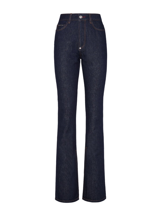 PHILIPP PLEIN PHILIPP PLEIN Jeansy 3973 Niebieski jasny Flare Fit