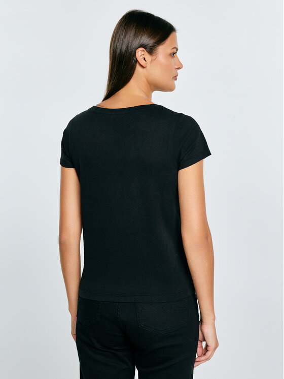 BIG STAR BIG STAR T-Shirt AVRA Czarny Basic Fit