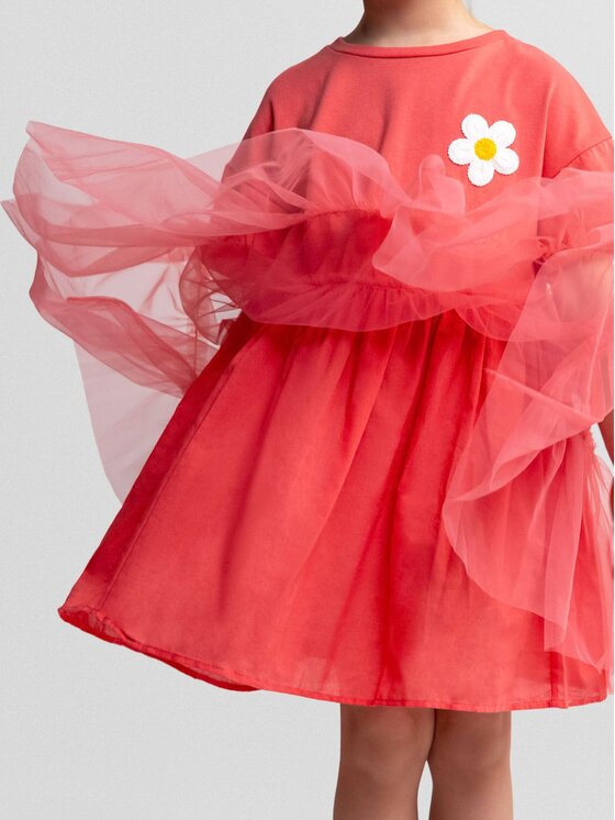 minoti minoti Sukienka codzienna 30DRESS113 Pomarańczowy Regular Fit