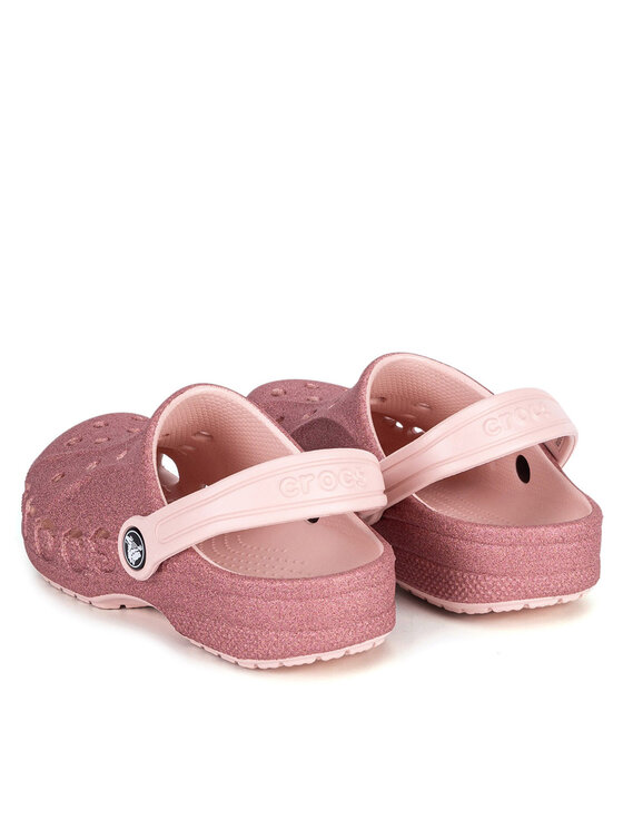 Crocs Crocs Natikače BAYA GLITTER CLOG KIDS 207015-6SR Ružičasta