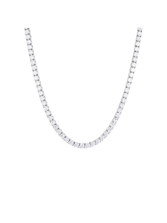 ICED STUFF ICED STUFF Kette Tennis Weißgold