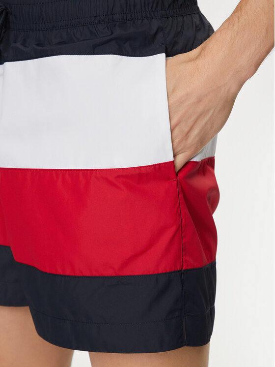 Tommy Hilfiger Tommy Hilfiger Szorty kąpielowe UM0UM03263 Kolorowy Regular Fit