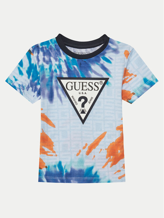 Guess Guess Komplekti kuuluvad t-särk ja šortsid N5GG01 K8HM4 Värviline Regular Fit