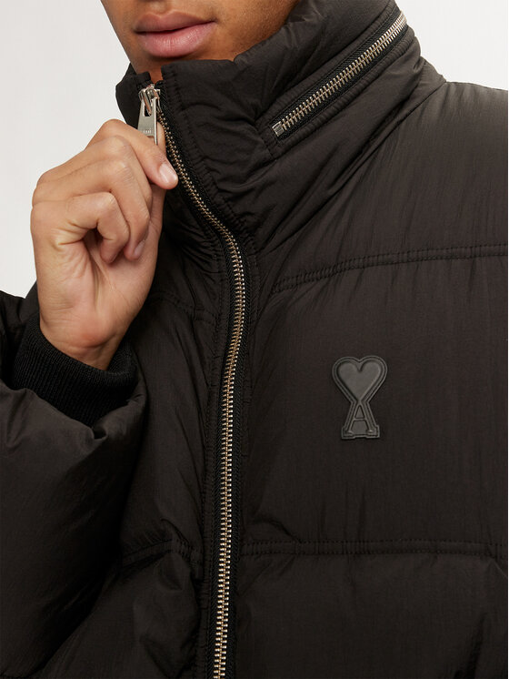 AMI PARIS AMI PARIS Žieminė striukė HJK403.PA0009 Juoda Regular Fit