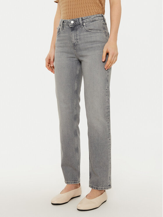 Tommy Hilfiger Tommy Hilfiger Τζιν Classic WW0WW43704 Γκρι Straight Fit