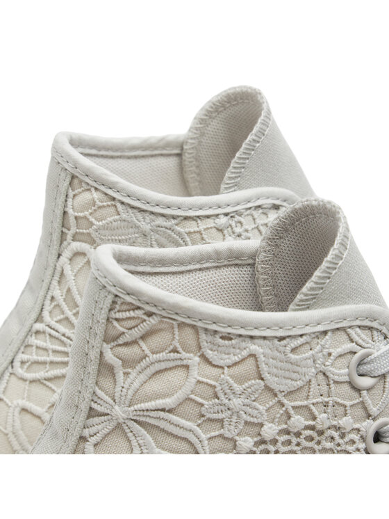 Converse Converse Trampki Chuck Taylor All Star Lift Platform Butterflies A07538C Biały