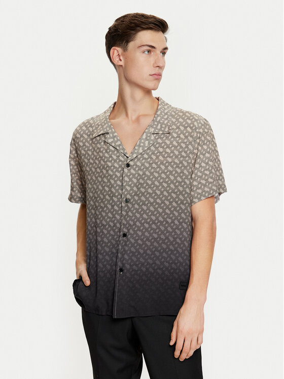 Boss Cămașă Vale 50534342 Negru Regular Fit